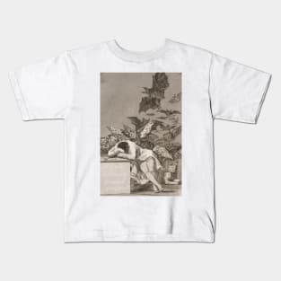 The Sleep of Reason Produces Monsters - Francisco Goya Kids T-Shirt